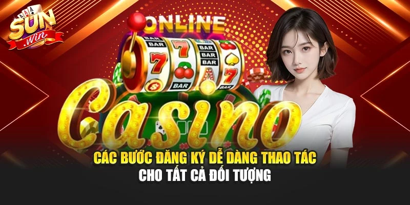 Các bước đăng ký dễ dàng thao tác cho tất cả đối tượng