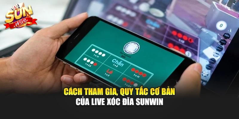 Cách tham gia, quy tắc cơ bản của Live Xóc Đĩa Sunwin