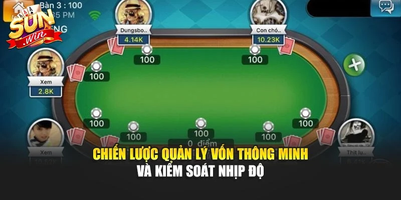 Chiến lược quản lý vốn thông minh và kiểm soát nhịp độ