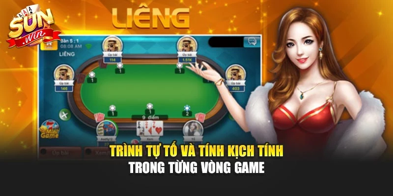 Trình tự tố và tính kịch tính trong từng vòng game