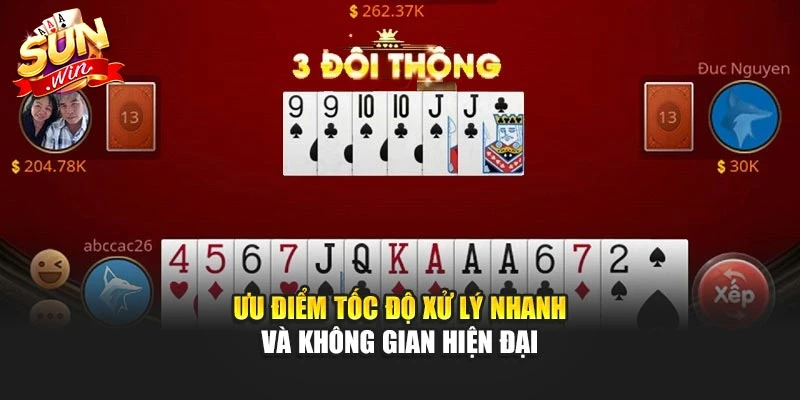 Ưu điểm tốc độ xử lý nhanh và không gian hiện đại